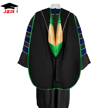 Doctoral Hood Graduation Gown Accessories Doctorate Unisex Graduation PhD Hoods Shawls Cape