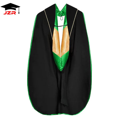 Doctoral Hood Graduation Gown Accessories Doctorate Unisex Graduation PhD Hoods Shawls Cape
