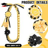 Custom Double-Braided Satin Graduation Lei