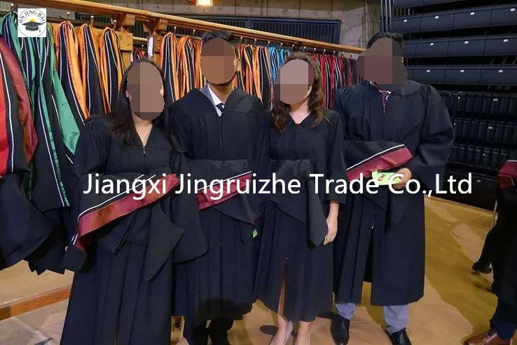 Factory Custom Good Quality Wholesale Canada Graduation Gown OEM University of Waterloo Graduation Gown Graduation Hood