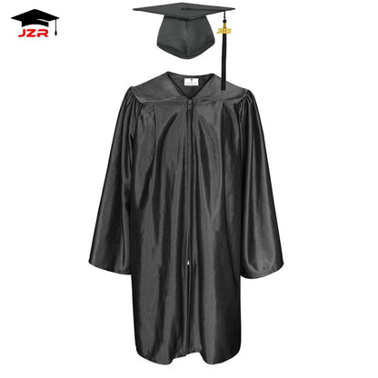 2025 Custom Shiny Maroon Graduation Uniform Kindergarten Graduation Gowns and Cap