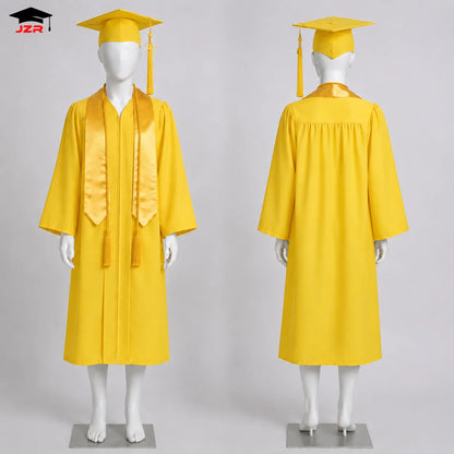 Classic American School Uniforms Toge Graduation Customized Wholesale Graduation Gown Cap for Adults Bachelor Graduation Robe
