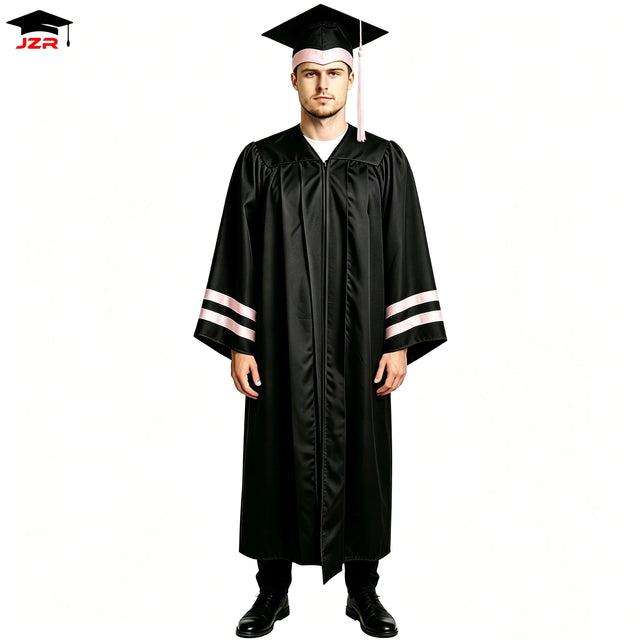 Factory Outlet OEM Graduation Gown and Cap Graduation Robe Cap for Graduation Ceremony