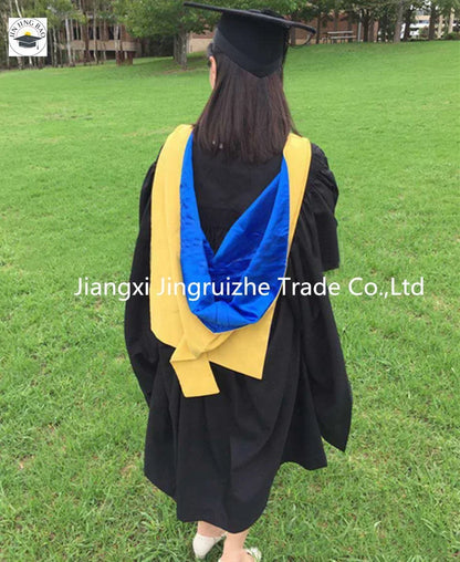 Graduation Gown Wholesale High Quality Custom logo UK Style Coventry University Graduation Gown
