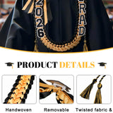 Custom Hand-Knitted Double-Braided Graduation Lei