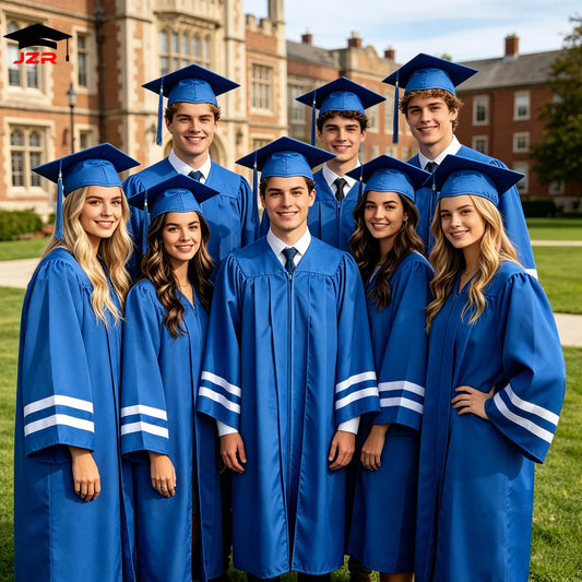 US Style Graduation Gown Teens Graduation Gowns Academic Robe for Graduation Ceremony