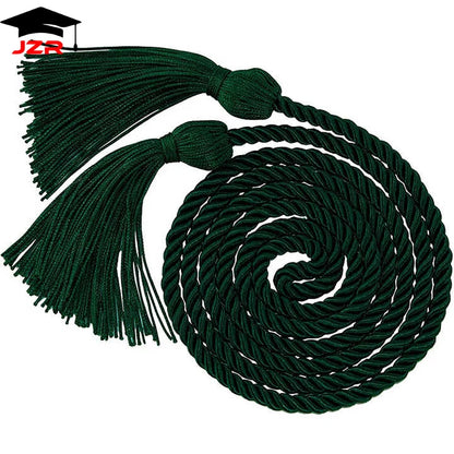 HOT JZR Wholesale Custom Color Graduation Honor Cords Tassel 100% Polyester Eco Friendly High Tenacity for Graduation Ceremony