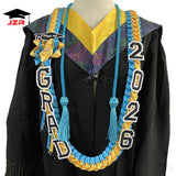 Custom University Graduation Ribbon Lei