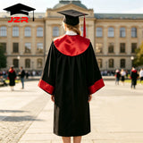 Custom Bachelor Gown with Satin-Trimmed Hood