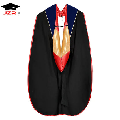Doctoral Hood Graduation Gown Accessories Doctorate Unisex Graduation PhD Hoods Shawls Cape