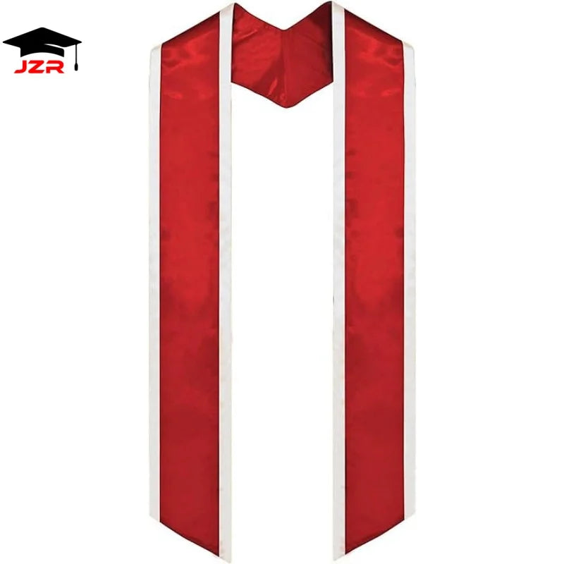 Custom Graduation Stole with Trim Blank Sublimation Graduation Stoles Custom Graduation Scarf