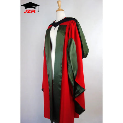 UK University Australia the University of Melbourne Doctoral PhD Graduation Gown Cap Hood Set