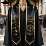 Custom Graduation Shawl with Printing and Embroidery