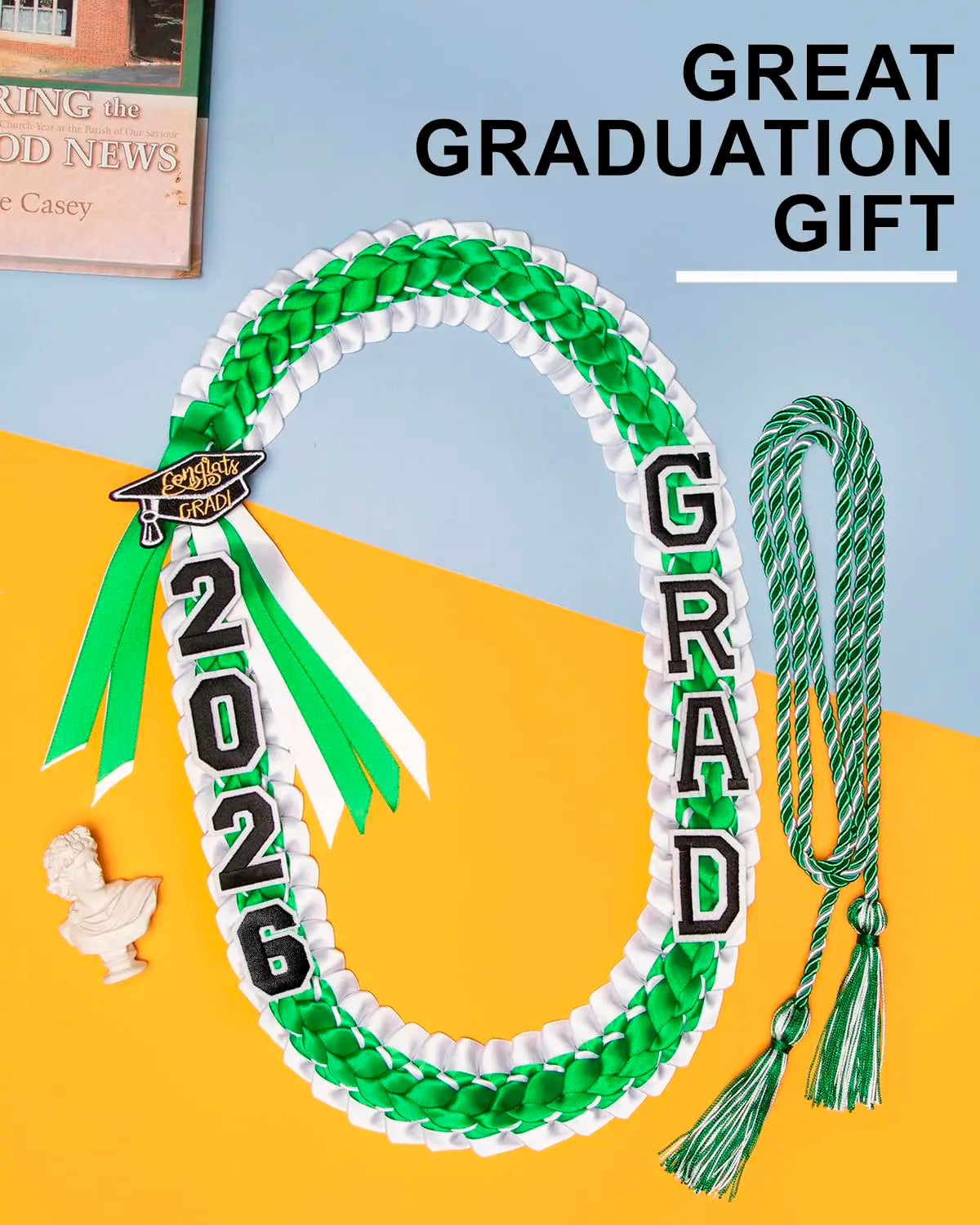 Wholesale 2026 Handmade Graduation Honor Cord Leis 120CM Polyester Woven Necklace Party Ornaments