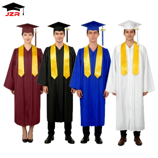 Wholesale Unisex University Academic Gown and Graduation Gown for Adults