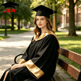 Custom Bachelor Gown with Satin-Trimmed Hood
