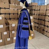 Custom Royal Blue Doctoral Graduation Gown