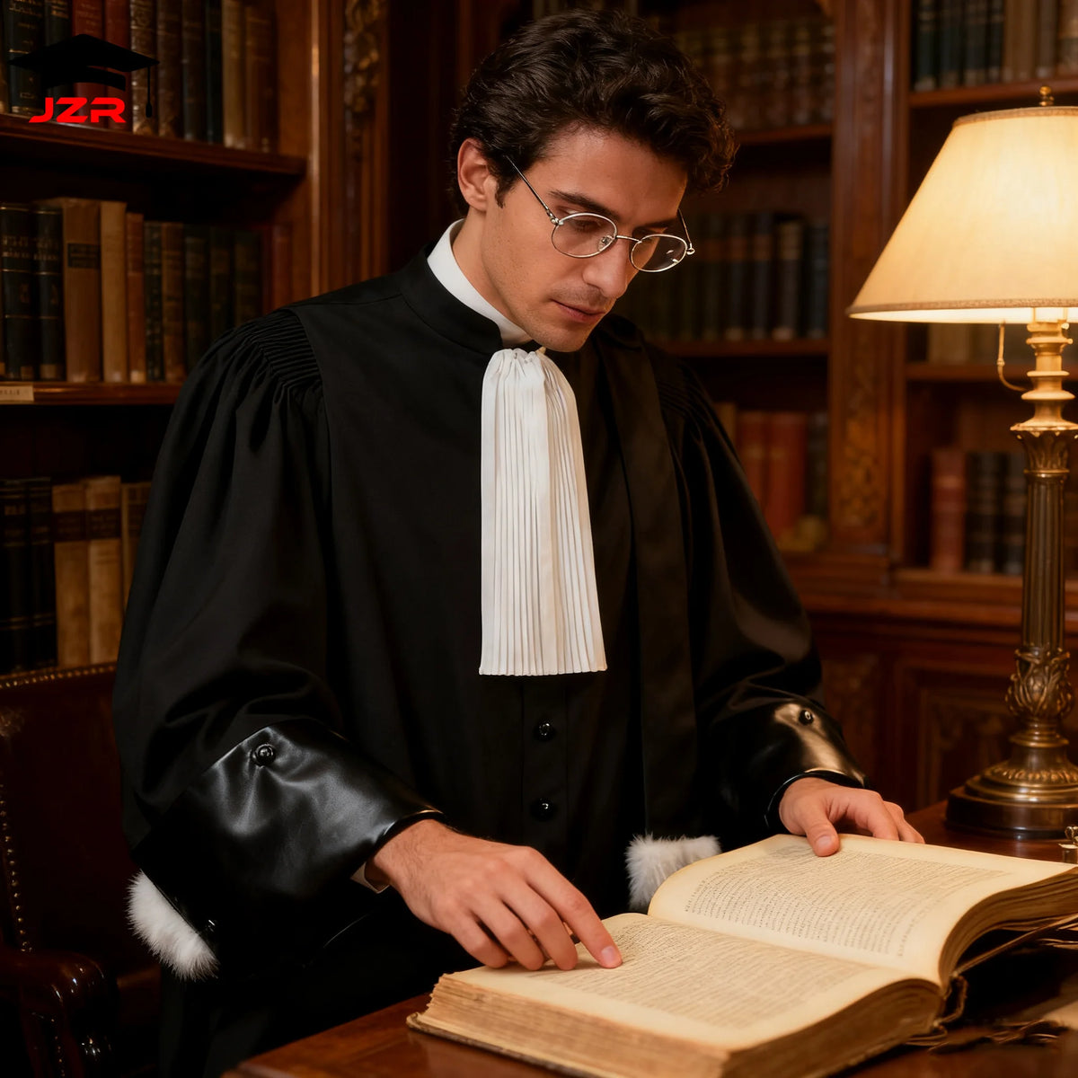 Wholesale Superior Quality Barrister Lawyer Gown Robe Graduation School 100% Polyester Long Sleeve Unisex