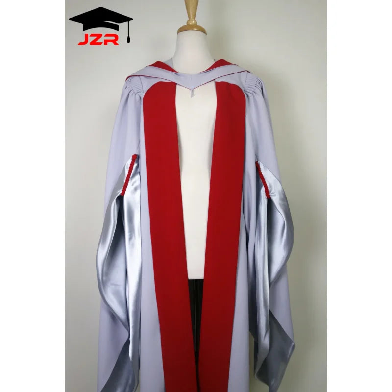 Custom UCL-Style Grey PhD Gown and Hood