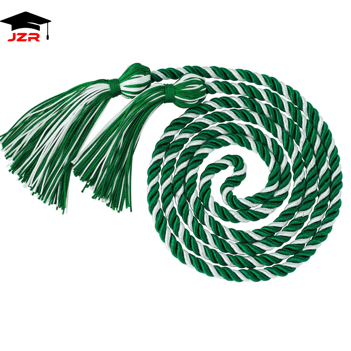 HOT JZR Wholesale Custom Color Graduation Honor Cords Tassel 100% Polyester Eco Friendly High Tenacity for Graduation Ceremony