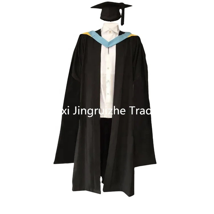 Custom UK-Style University Graduation Gown