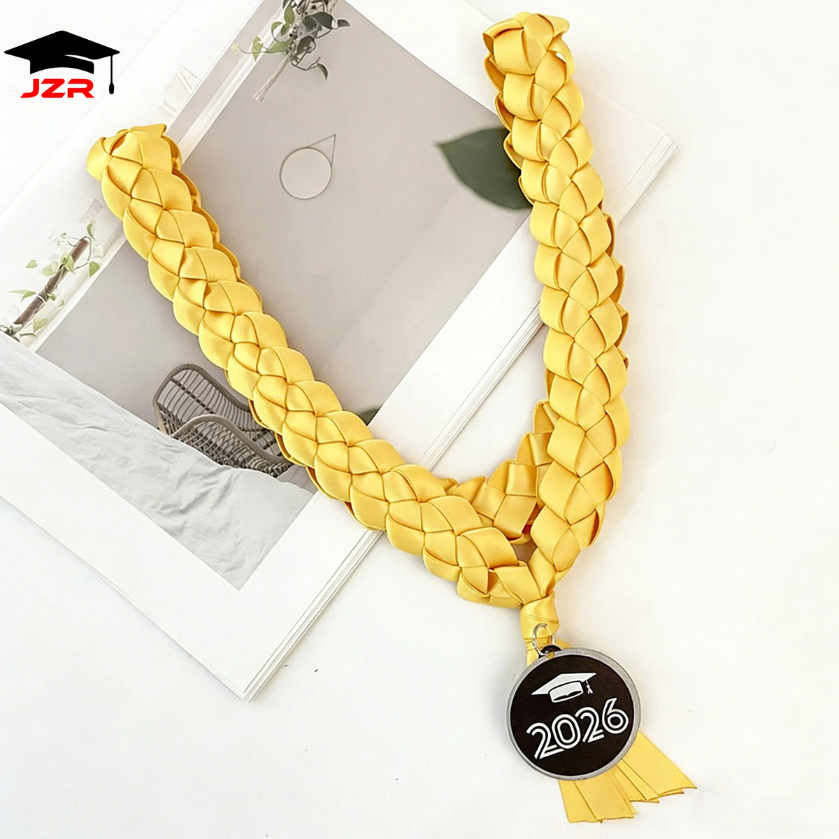2026 New Arrival Ceremony Celebration Wreath Woven Collar Honor Rope Handmade Graduation Ribbon Leis
