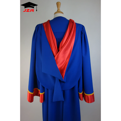 Victoria University ECU Customized Style Wholesale UK Doctoral Degree University Graduation Gown  and Tam with Tassel