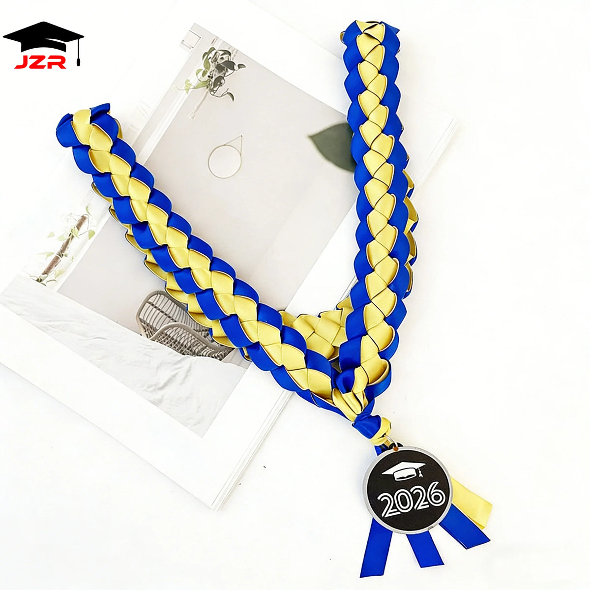 2026 New Arrival Ceremony Celebration Wreath Woven Collar Honor Rope Handmade Graduation Ribbon Leis
