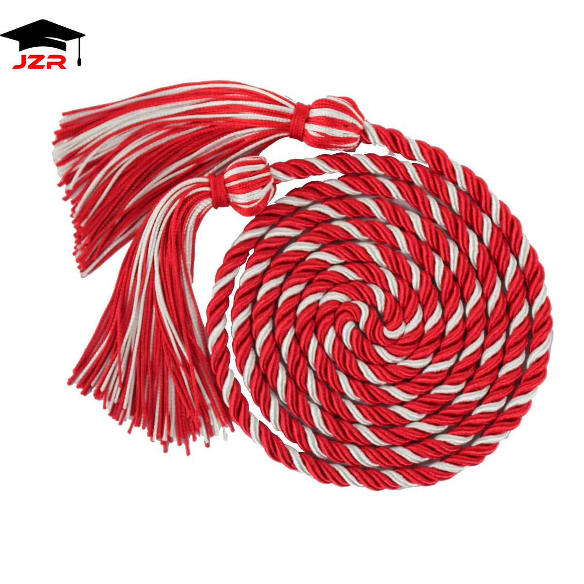 HOT JZR Wholesale Custom Color Graduation Honor Cords Tassel 100% Polyester Eco Friendly High Tenacity for Graduation Ceremony