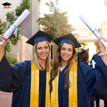 Classic American School Uniforms Toge Graduation Customized Wholesale Graduation Gown Cap for Adults Bachelor Graduation Robe