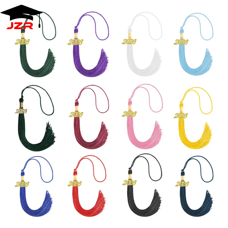 Wholesale 2026 Multi Color Popular Graduation Tassel With Year Charm Graduation Cap Tassels