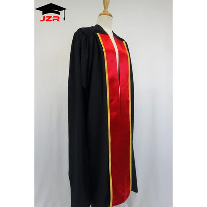 Wholesale Customized Specific PhD Gown Set UK Academic Doctoral Robe and Tam with Tassel