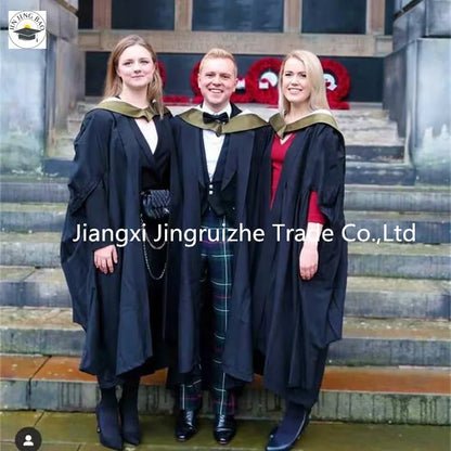 Graduation Gown Professional Manufacturer Customized the University of Edinburgh Bachelor Graduation Gown