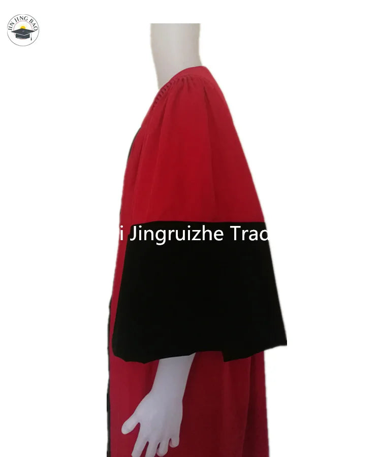 Custom Oxford-Style University Graduation Gown