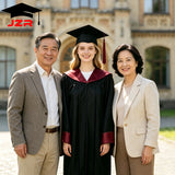 Custom College Bachelor Gown with Satin Hood