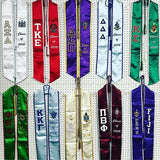 Custom White Sublimation Graduation Sash