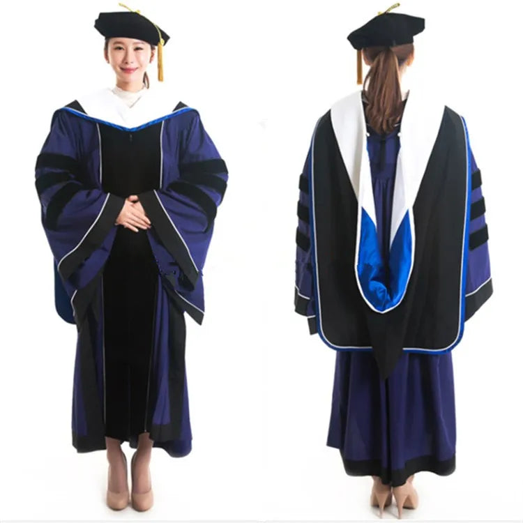 Custom Matte Doctoral Graduation Gown