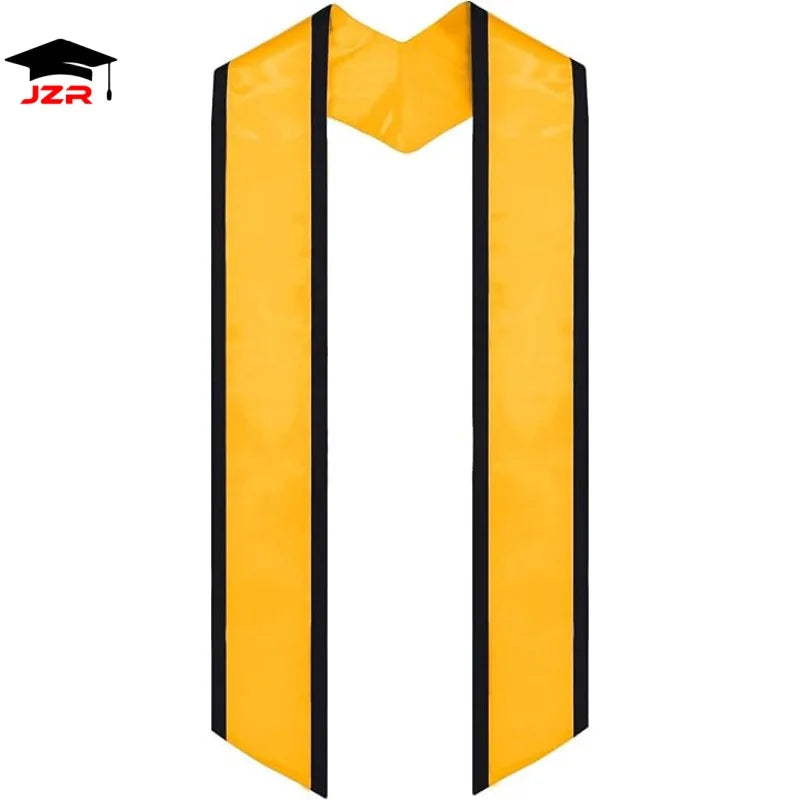 Custom Graduation Stole with Trim Blank Sublimation Graduation Stoles Custom Graduation Scarf