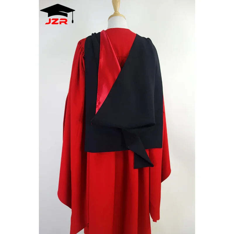Premium Doctoral Regalia Full Set Gown Cap Hood for Australian Universities