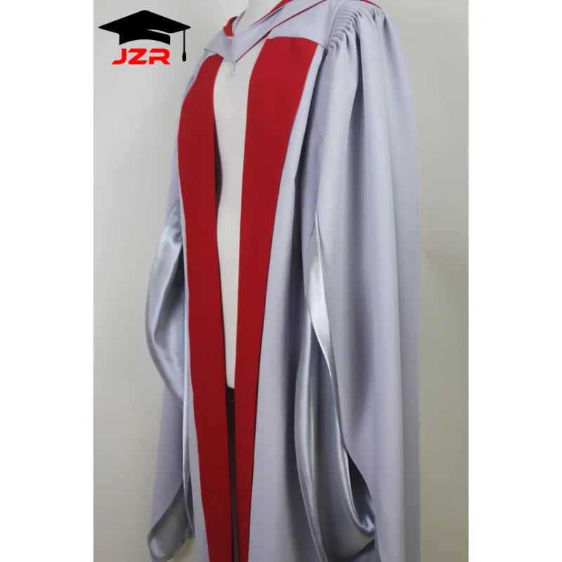 Custom UCL-Style Grey PhD Gown and Hood