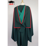 Custom Leeds-Style PhD Gown, Cap and Hood Set