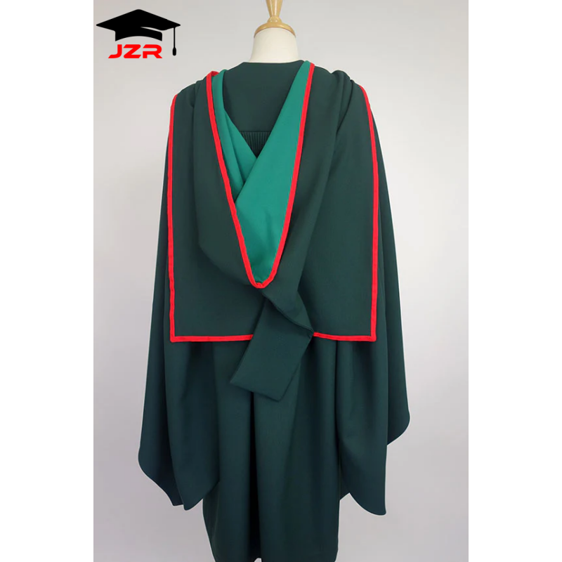 Custom Leeds-Style PhD Gown, Cap and Hood Set