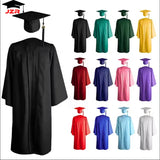 Custom Green Graduation Gown and Cap Set
