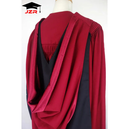 Customized Curtin University Doctoral Degree Gown UK University Master Phd Academic Graduation Cap Gown
