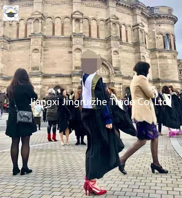 Graduation Gown Professional Manufacturer Customized the University of Edinburgh Bachelor Graduation Gown