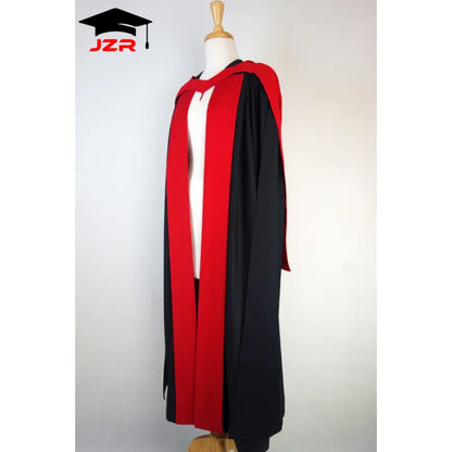 Wholesale Customized the University of Adelaide Doctoral Degree Graduation Gown with Button Sleeves and Hood