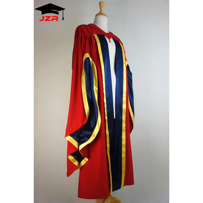 ODM/OEM Deluxe New Zealand Doctoral Gown Australia PhD Graduation Gown & Hood Set