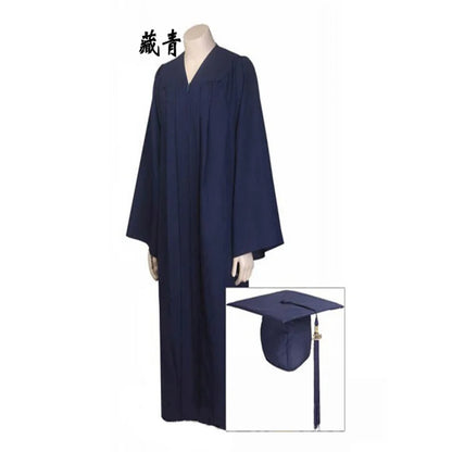 Wholesale Doctoral Graduation Kids Gown and Cap for Adults University Green Kindergarten Graduation Cap and Gown Men Adult Set