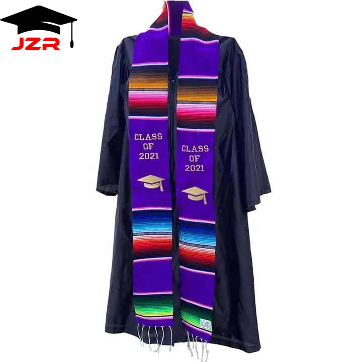 2026 Factory Made Graduation Stole Custom Graduation Stoles Sublimation Graduation Stole