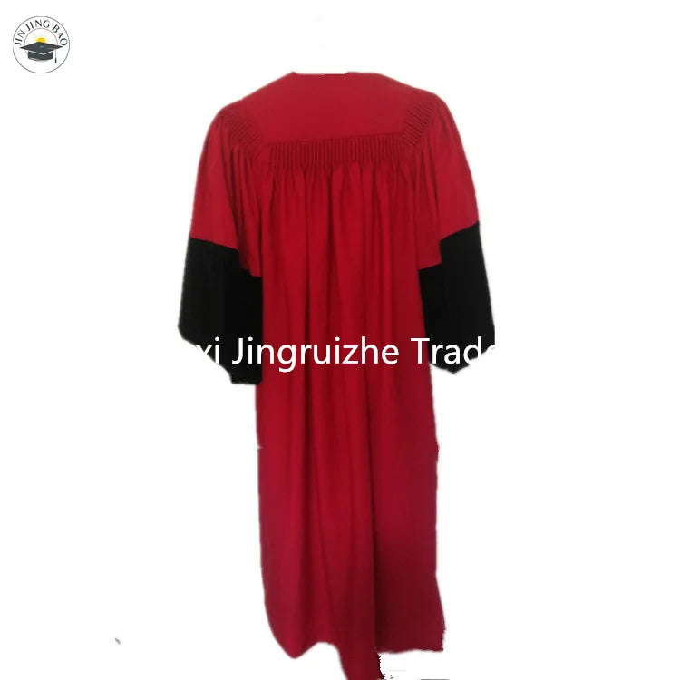 Custom Oxford-Style University Graduation Gown